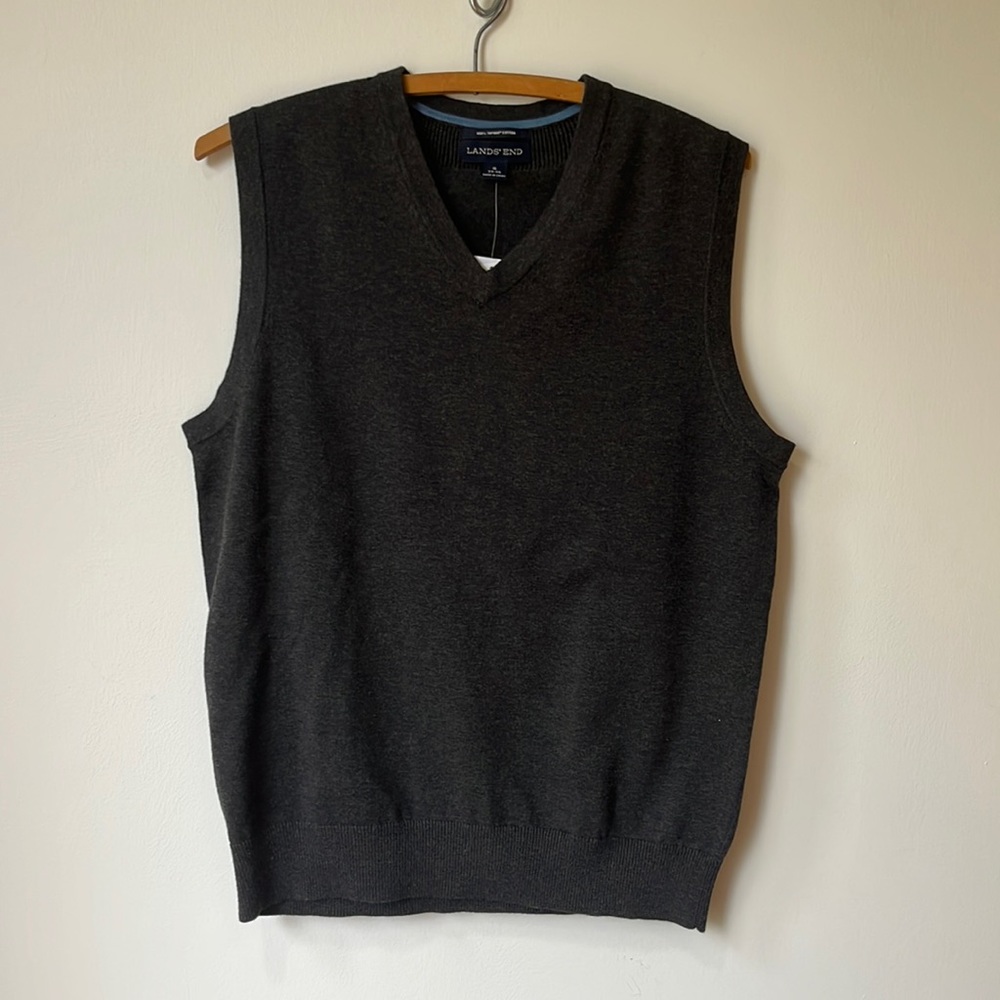 NWT Lands’ End Supima Cotton Vest